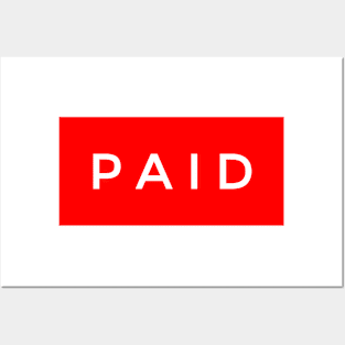 Paid Posters and Art